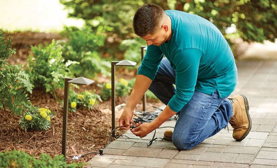 Outdoor Lighting Project near Frisco