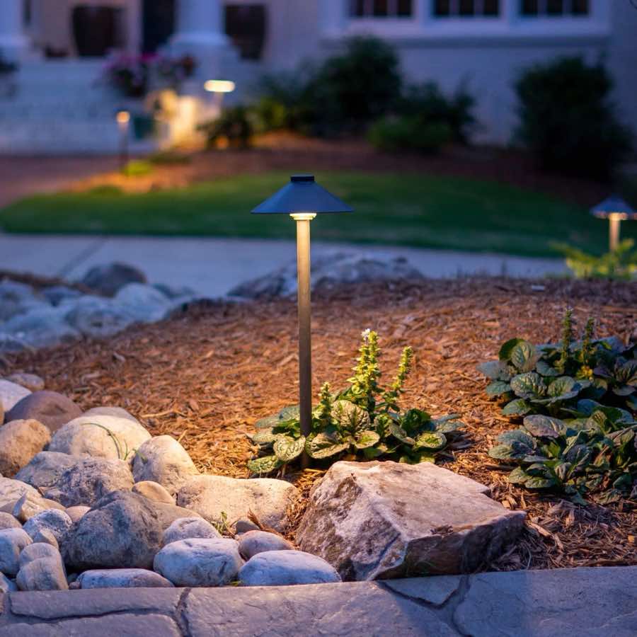 Outdoor Lighting Project near Lewisville